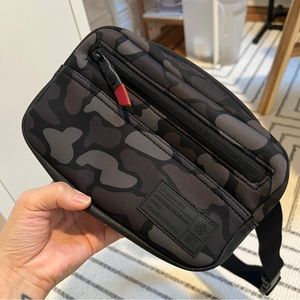 Hex Black Fanny Pack/ Sling Bag